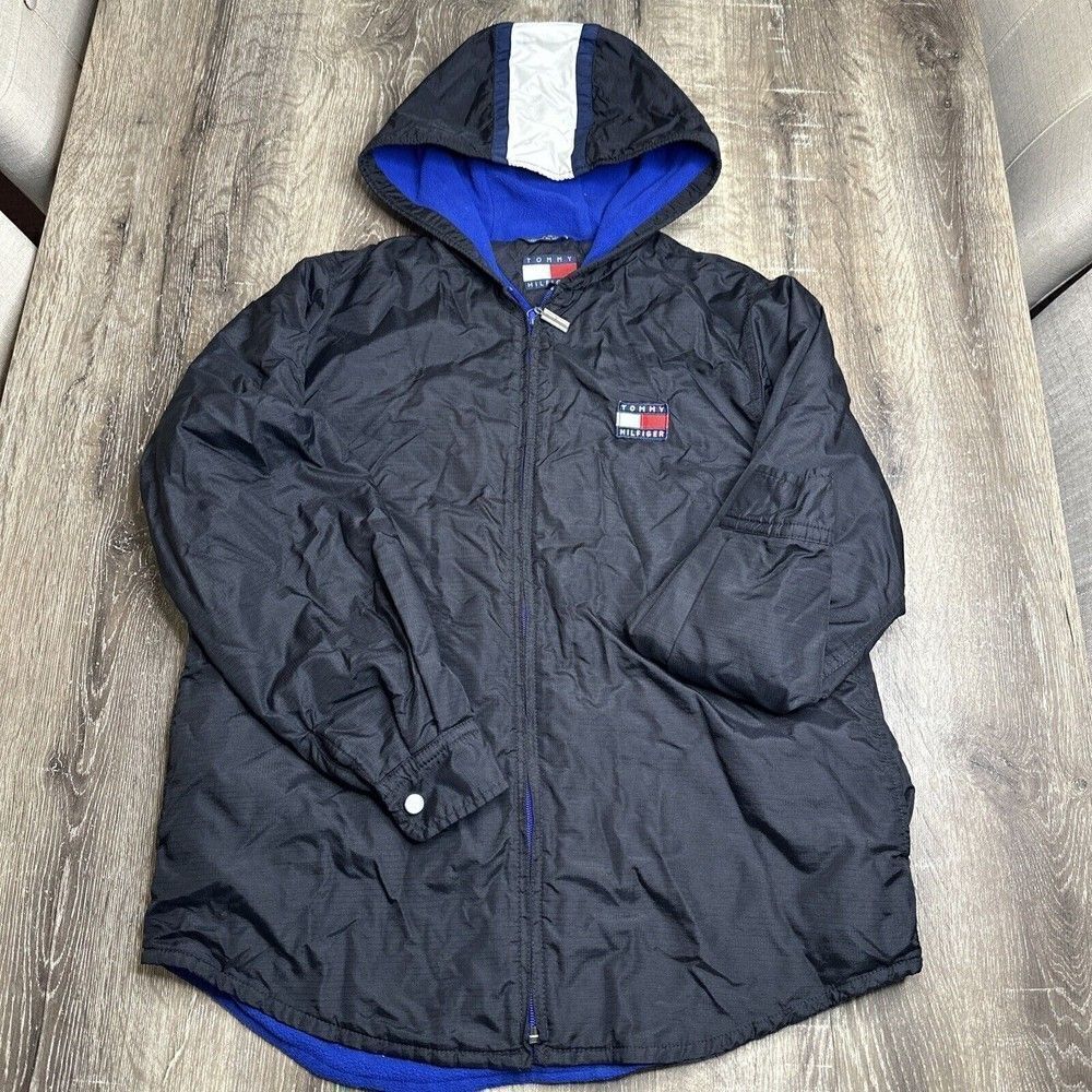 Vintage Tommy Hilfiger Hooded Nylon Outer Jacket